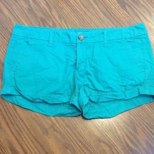 American Eagle teal shorts
